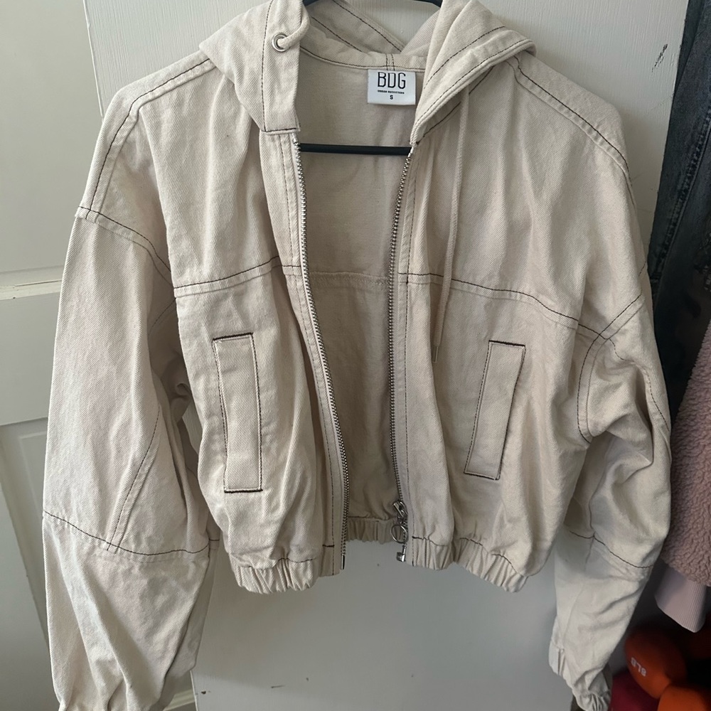 Urban Outfitters BDG cropped zip up jacket